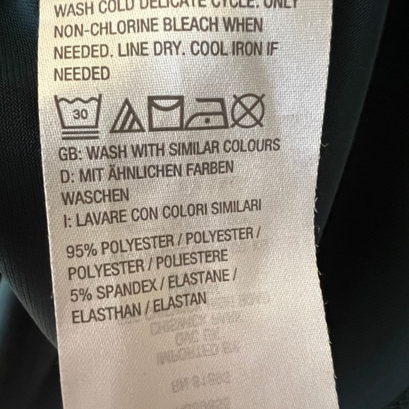 Jason Wu Draped Faux Wrap Top Teal Surplice Stretch Blouse M - Picture 5 of 5